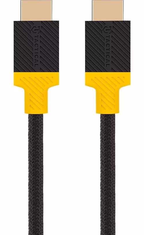 Tactical kabel HDMI 2,1, 8K, délka 2,1 m, černo-žlutá