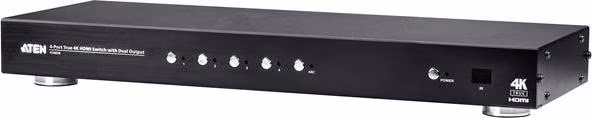 ATEN 4-Port True 4K HDMI Switch with Dual Output