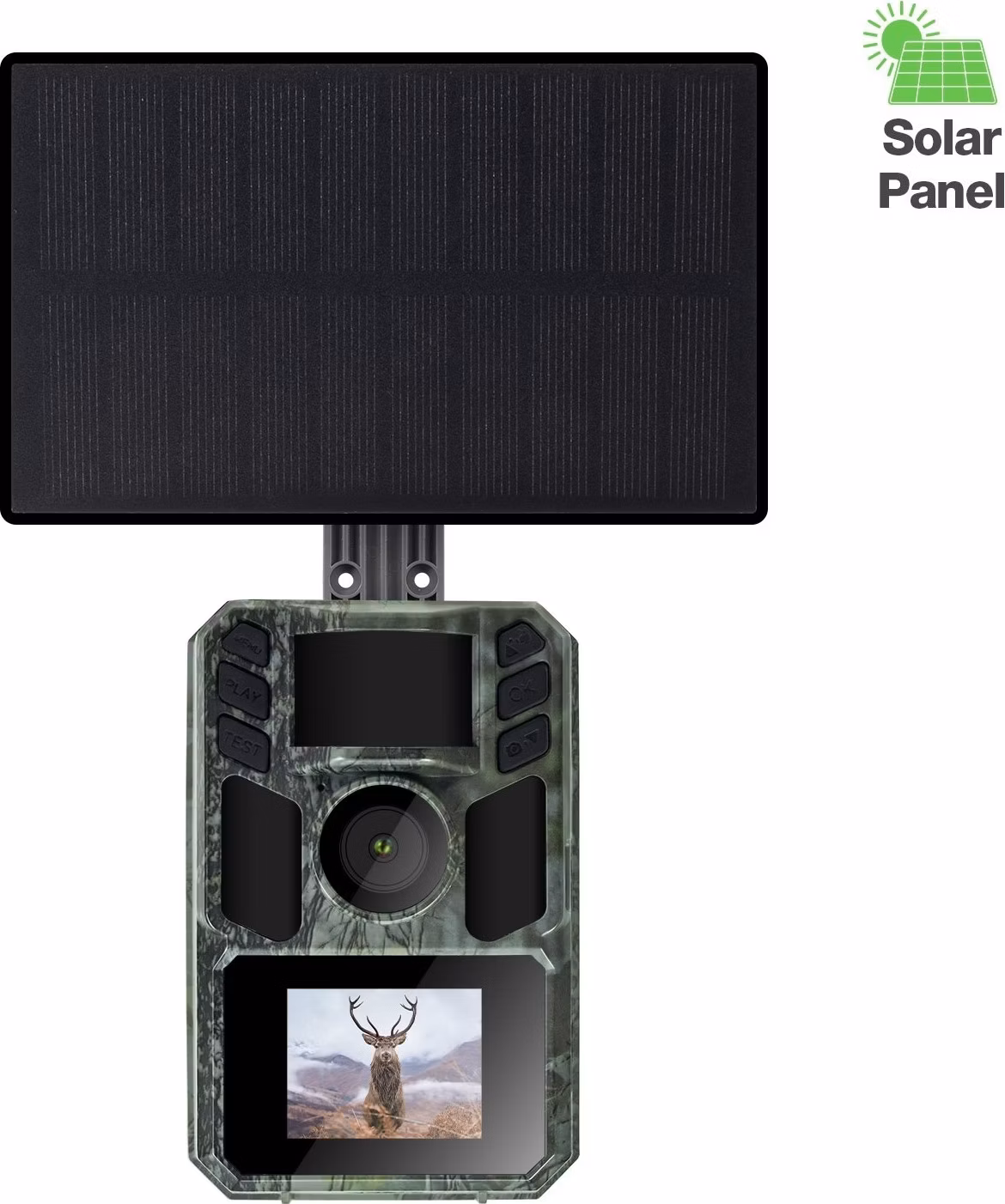 EVOLVEO StrongVision Solar A, fotopast &amp; časosběrná kamera, solární panel, 5.000mAh