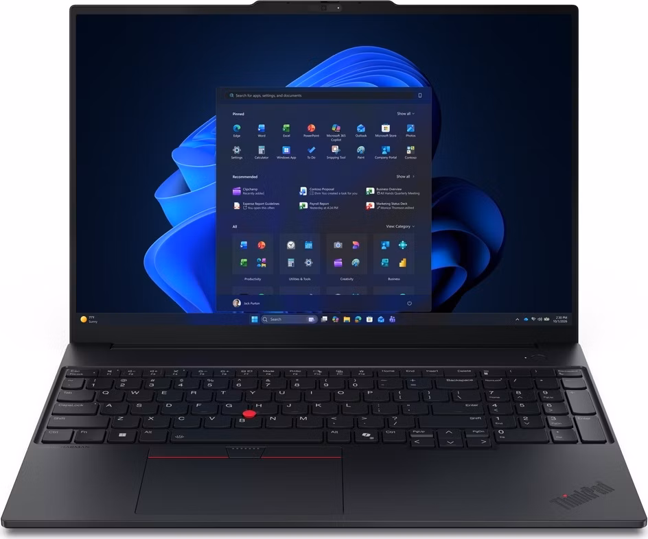 Lenovo TP E16 G4, Ultra 7 355, 16.0˝ 1920x1200 WUXGA, UMA, 16GB, SSD 512GB, W11Pro, 400N, matný, 3y OS bez AC