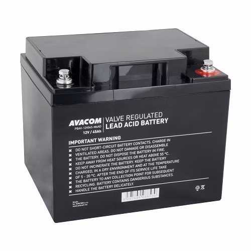 Avacom baterie 12V 45Ah M6 DeepCycle (PBAV-12V045-M6AD)