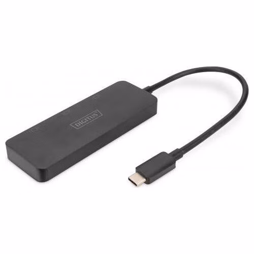DIGITUS USB-C - 3x DP MST Video Hub DP 1.4, 4K/60Hz