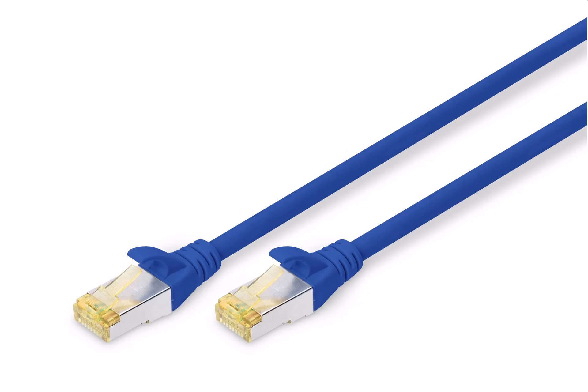 Digitus CAT 6A S-FTP patch cable, Cu, LSZH AWG 26/7, length 10 m, color blue