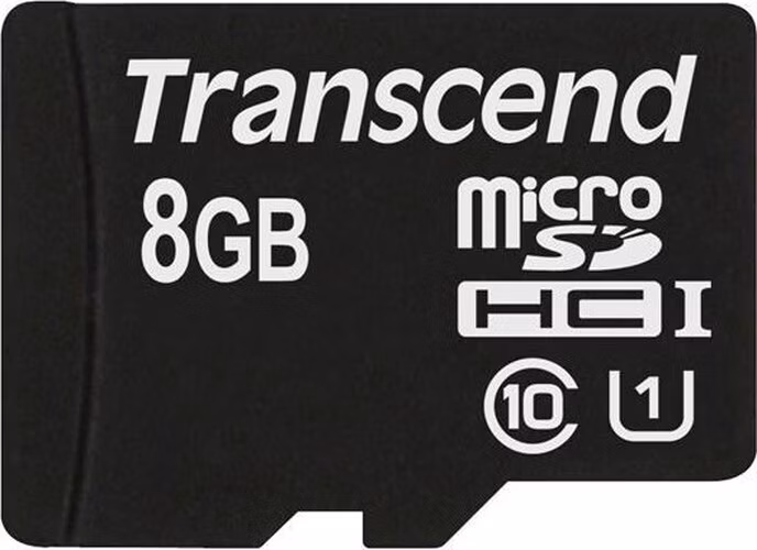 TRANSCEND MicroSDHC 8GB Premium, Class 10 UHS-I 300x, bez adaptéra