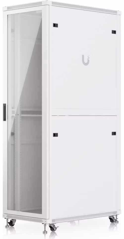 Ubiquiti UniFi 42U Rack Cabinet 1000 Glass - Stojanový rozvaděč, výška 42U, ventilátory, prosklené dveře