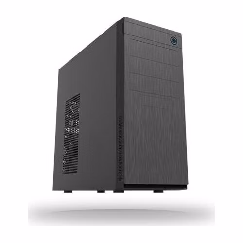 CHIEFTEC Elox Series HC-10B, Miditower, USB 3.0, čierna s predným panelom s dizajnom kefy na vlasy, bez zdroja