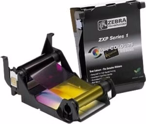 Zebra Load-N-Go color ribbon for ZXP Series 1 YMCKO 100 images