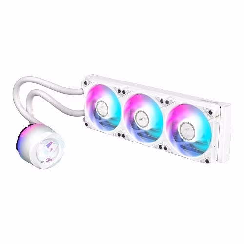 GIGABYTE vodní chladič AORUS WATERFORCE X II 360 ICE 120mm ARGB, LCD displej