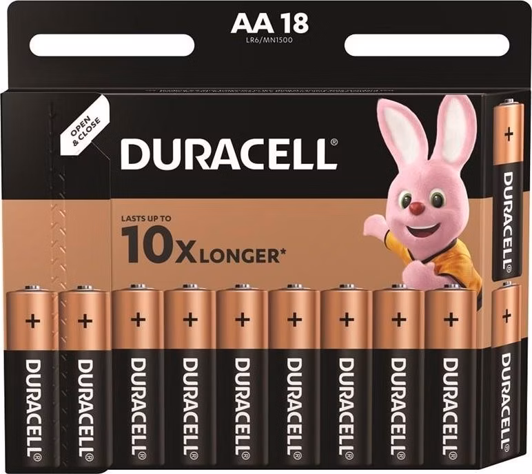 Duracell Basic alkalická baterie 18 ks (AA)