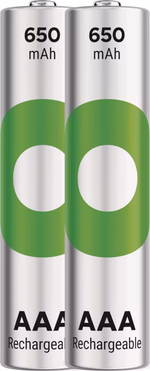 GP AAA ReCyko 650 mAh, nabíjecí, (HR03)  2 ks PP