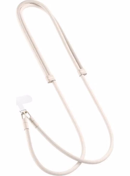 Spello Rope Crossbody Strap - béžová