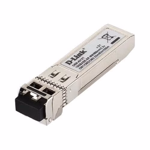 D-Link 10GBase-SR SFP+ Transceiver, 80/300m - tray of 10