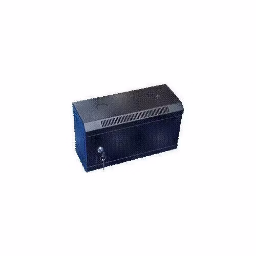 10" rack jednodielny 4U/140 DATACOM čierny plech.dv.