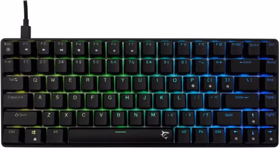 White Shark Mechanical gaming keyboard HAMACHI RGB, US, blue switch, black