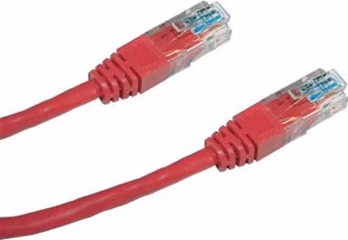 DATACOM Patch kabel UTP CAT5E 3m červený