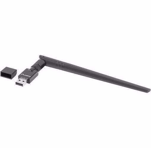 LANBERG USB ADAPTÉR BEZDRÁTOVÁ SÍŤOVÁ KARTA NC-0300-WIE N300 1X INTERNÍ + 1X EXTERNÍ ANTÉNA