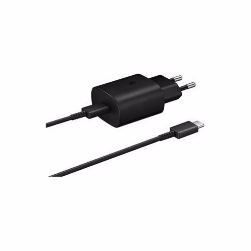 Samsung síťová nabíječka EP-TA800EBE + kabel EP-DG980BBE USB-C, 25W, černá, (bulk)