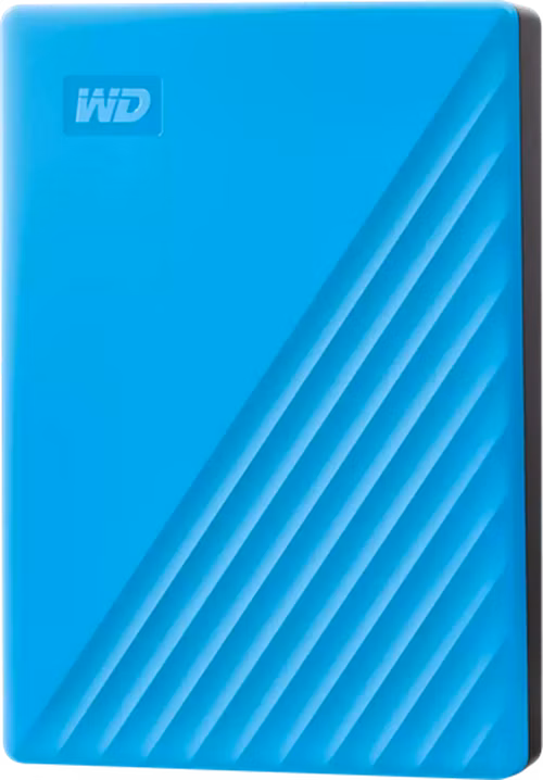 WD My Passport portable 6TB HDD / Externí / 2,5" / USB 3.0 / modrý