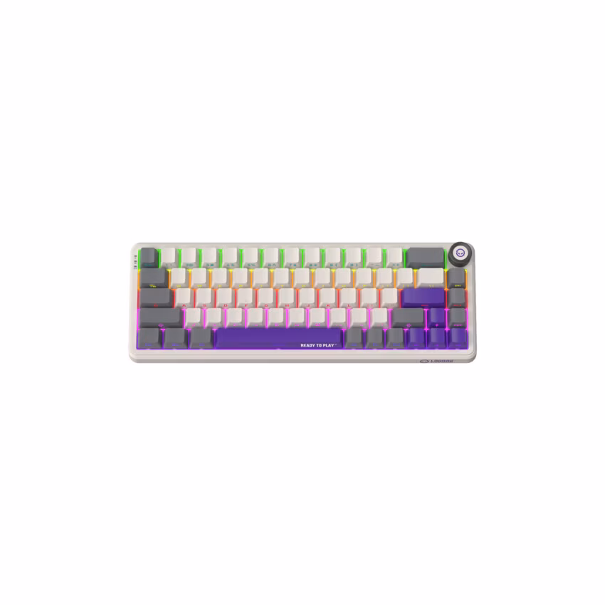 Lorgar KBA41MRT, mechanická herná klávesnica, 66 klávesov, Toxic Purple Switch, Hot-Swap, RGB, USB-C