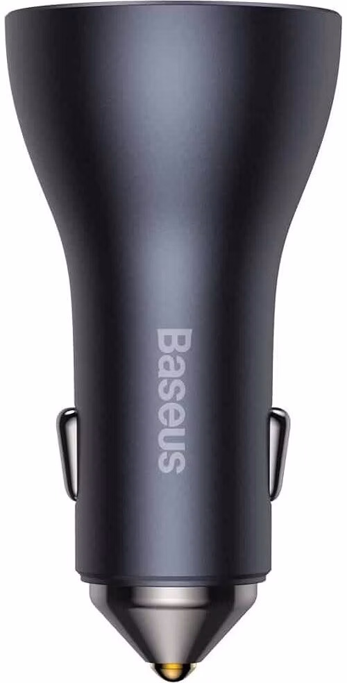 Baseus CGJP010013 Nabíjačka do Autá Triple Quick Charger USB/USB-C/USB-C 65W Dark Grey