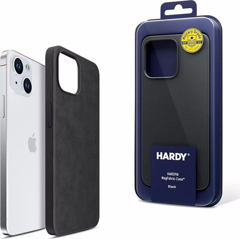 3mk ochranný kryt HARDY MagFabric Case pro Apple iPhone 15 Pro, Black