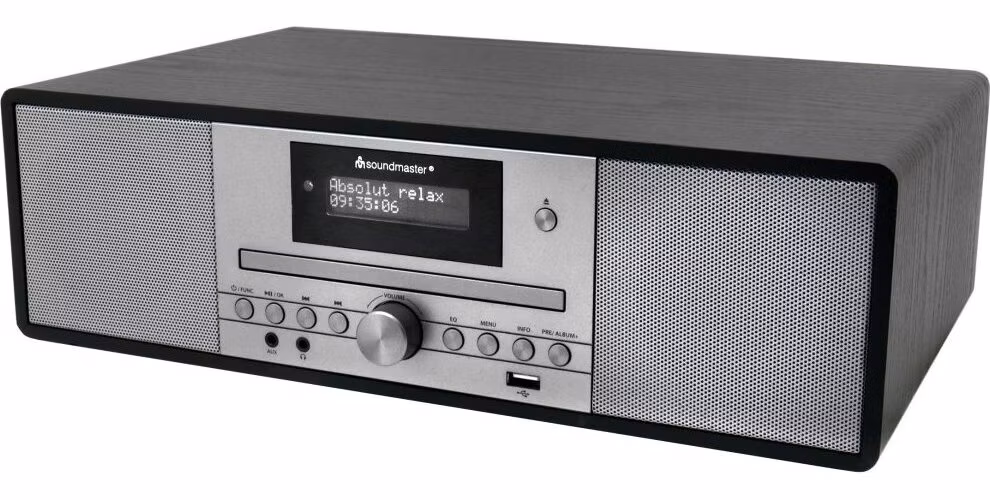 Soundmaster Elite line DAB980SW/ Stereo Music Center/ USB/ FM/ CD/ BT/ DAB+/ 2x 10W