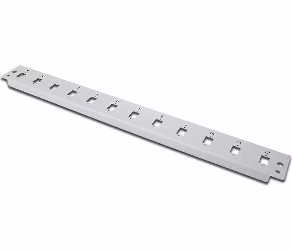 Digitus 12x LC Duplex, SC Simplex, E2000 Simplex Frontpanel for Fiber Optic Splice Box DN-96200, color grey RAL 7035