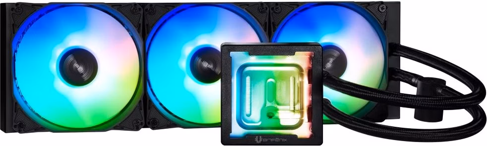 Bitfenix vodní chladič na CPU 360 mm Black / tenký - 32mm / ARGB / 4-pin / AMD i Intel