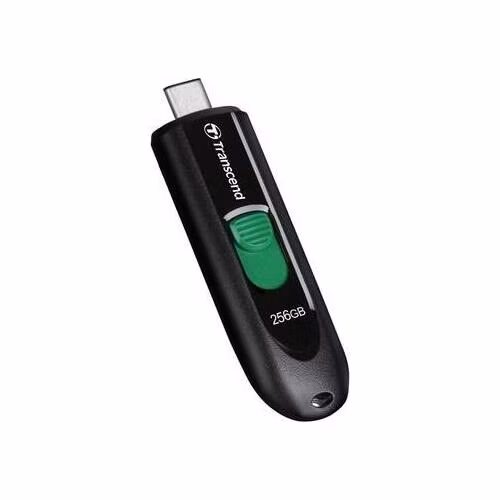 Transcend 256GB JetFlash 790C, USB-C (3.2 Gen 1) flash disk, černý