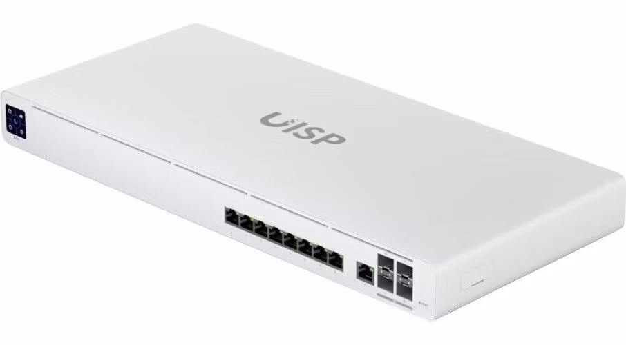 ROZBALENÉ - Ubiquiti UISP Router Pro - 9x GbE, 4x SFP+ port, fanless - Výprodej