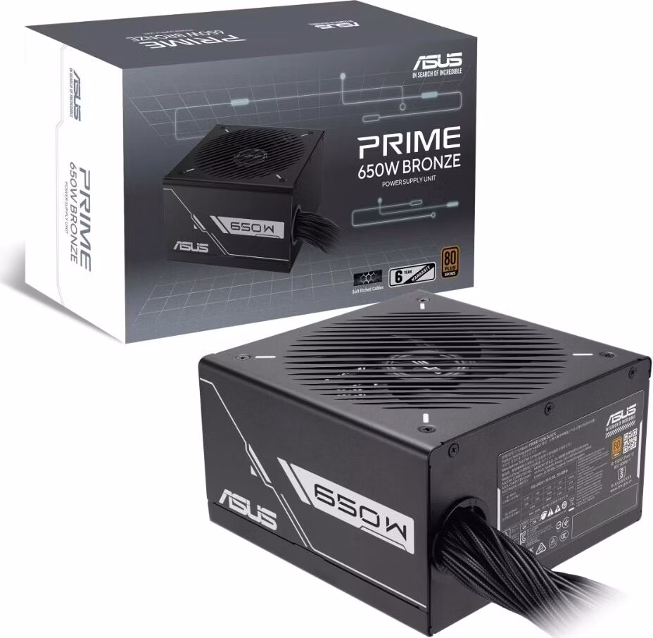 ASUS zdroj Prime 650W Bronze, 135mm, 80 Plus Bronze
