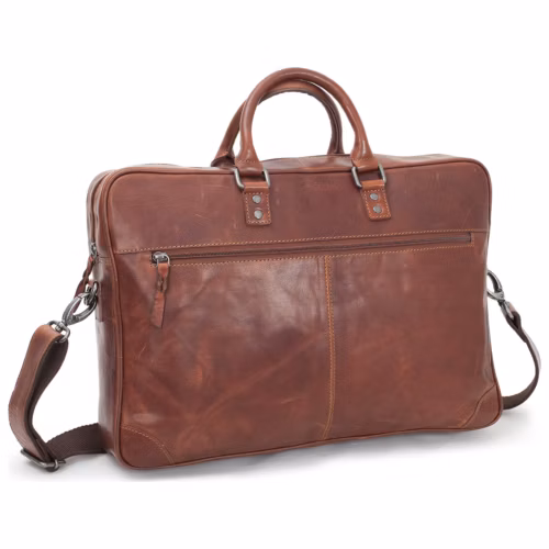 Baoobaoo Brašňa Briefcase Soft pre MacBook 15"-16" Brandy