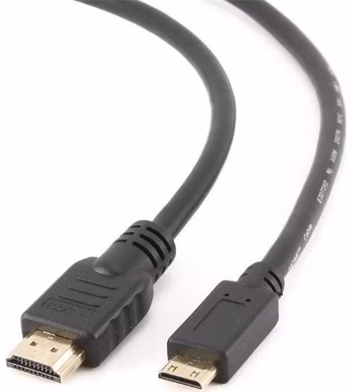 Gembird kábel mini HDMI High speed (M) na HDMI (M), pozlátené konektory, 1 m, čierny