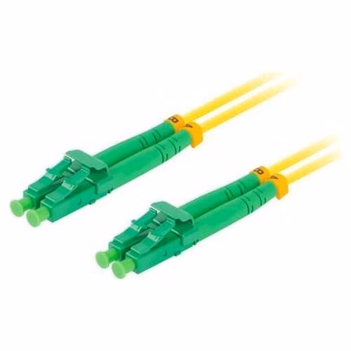 LANBERG optický patch cord SM LC/APC-LC/APC duplex 3m LSZH G657A1 průměr 3mm, barva žlutá