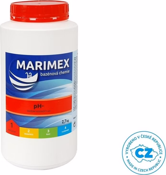 Marimex pH- 2,7 kg - přípravek ke snížení hodnoty pH ve vodě