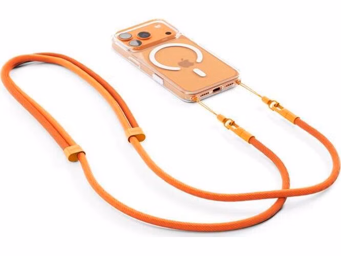 Spello Rope Crossbody Strap - oranžová