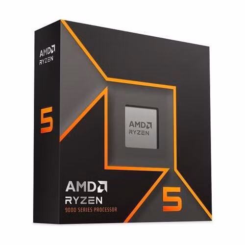 AMD Ryzen 5 6C/12T 9600X (3.9GHz/5.4GHz,38MB,65W,AM5) box, Radeon Graphics, bez chladiče