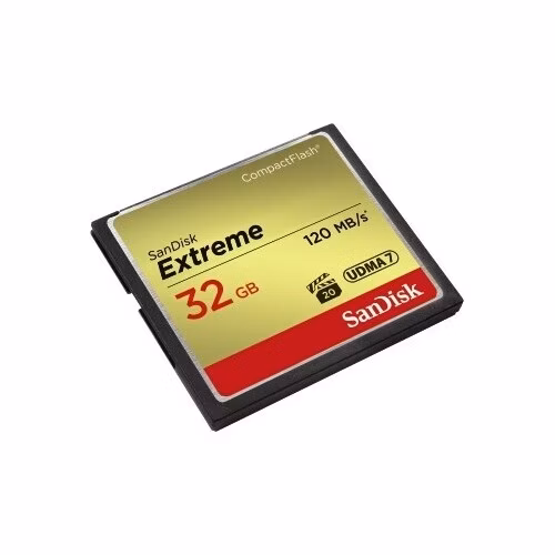 SanDisk CF 32 GB Extreme (120/85 MB/s, VPG20, UDMA7)