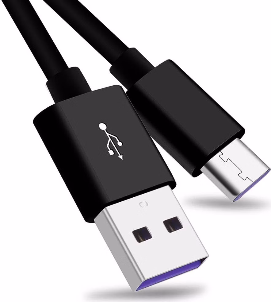 Kábel USB PREMIUMCORD 3.1 C/M - USB 2.0 A/M, super rýchle nabíjanie 5A, čierna, 1m