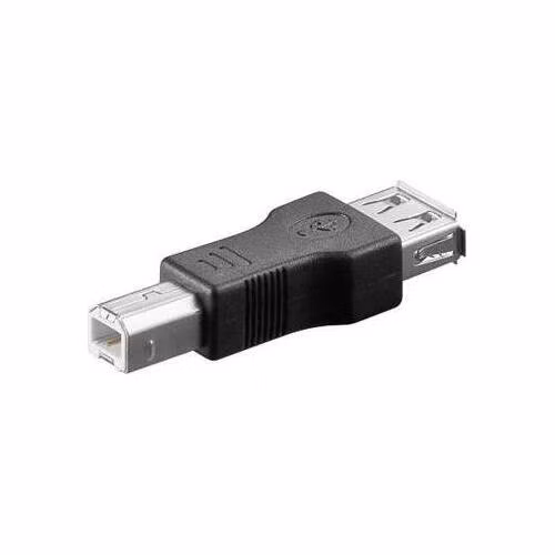 PremiumCord USB redukce A-B, Female/Male