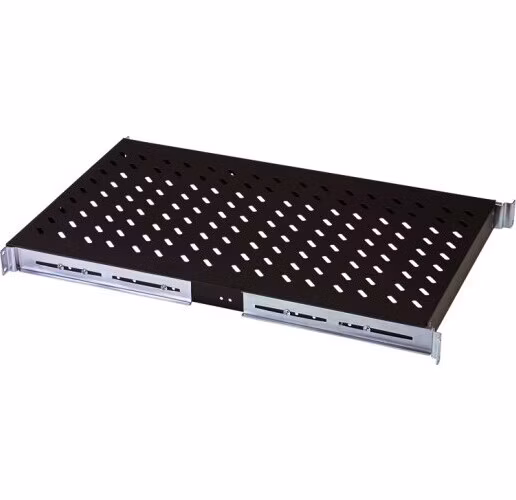 Digitus pevná police, rack hl. 1000mm,černá 483x720x50, 100 kg