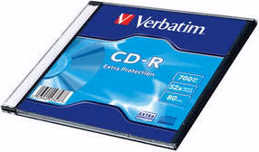 VERBATIM CD-R 700MB, 52 Extra Prot. Slim Box