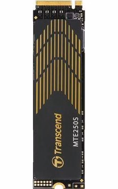 TRANSCEND MTE250S 2TB SSD disk M.2 2280, PCIe Gen4 x4 NVMe 1.4 (3D TLC), graphene heatsink, 7100MB/s R, 6500MB/s W