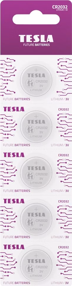 TESLA lithiová baterie CR2032, blister, 5 ks