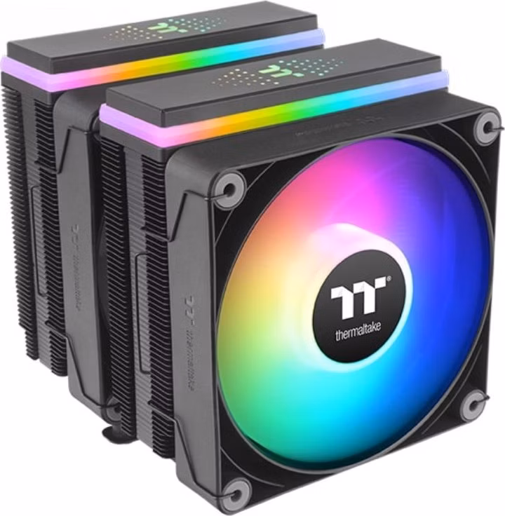 THERMALTAKE Chladič CPU Astria 600 ARGB, 2x120mm, LGA1851, AM5, černá
