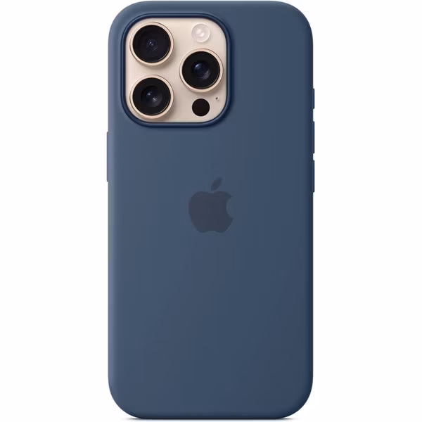 iPhone 16 Pro Max Silicone Case with MagSafe - Denim