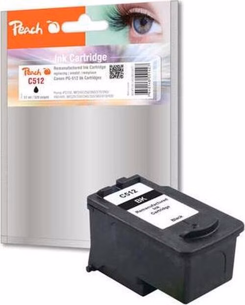 PEACH kompatibilní cartridge Canon PG-512, Black, 17 ml
