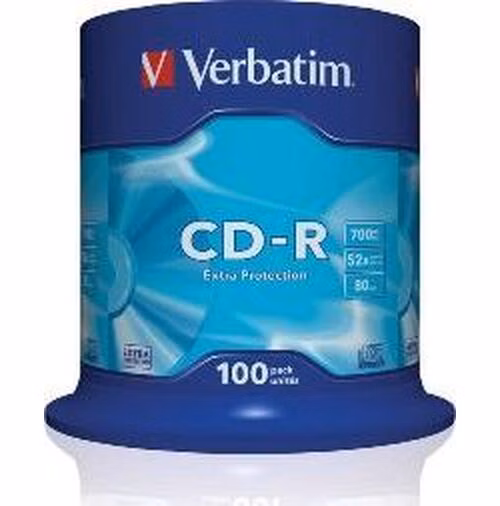 VERBATIM CD-R(100-Pack)Spindl/ExtraProtect/52x/700