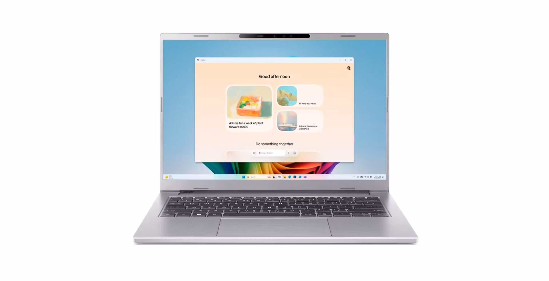 Acer Aspire 14 AI (A14-53M-500P) Copilot+ PC Ultra 5 226V/16GB/512GB SSD/14" WUXGA IPS 120Hz/Win11 Home/bez adaptéru/stříbrná