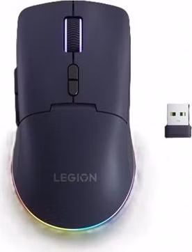 Lenovo Legion M220 Wireless RGB Gaming Mouse - herní myš s RGB podsvícením , třemi režimy připojení, v temně fialové